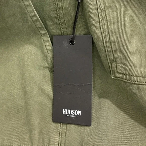 Hudson Luna Military Lulu Cargo Skirt Women's 29 Green Raw Edge Utility Casual - Picture 7 of 11